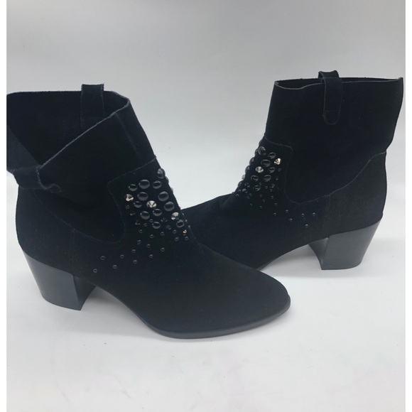 Anne Klein Guinn Embellished Suede Bootie - Picture 3 of 5